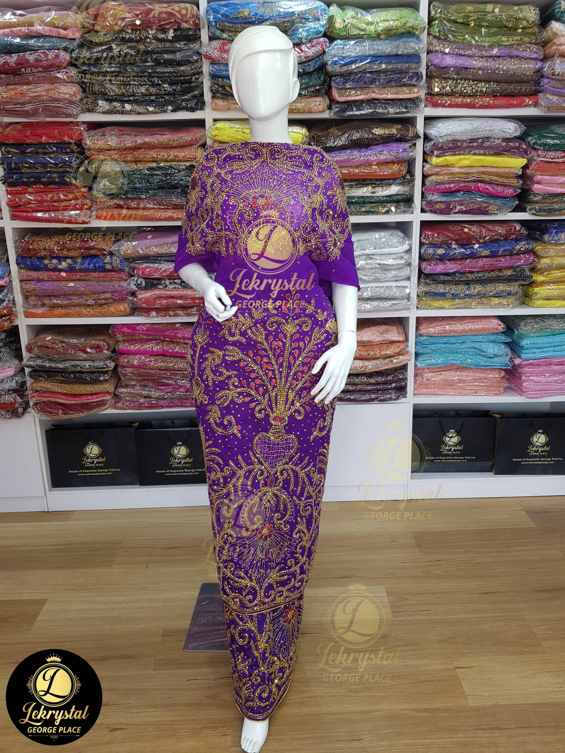 Net on Silk Luzury George