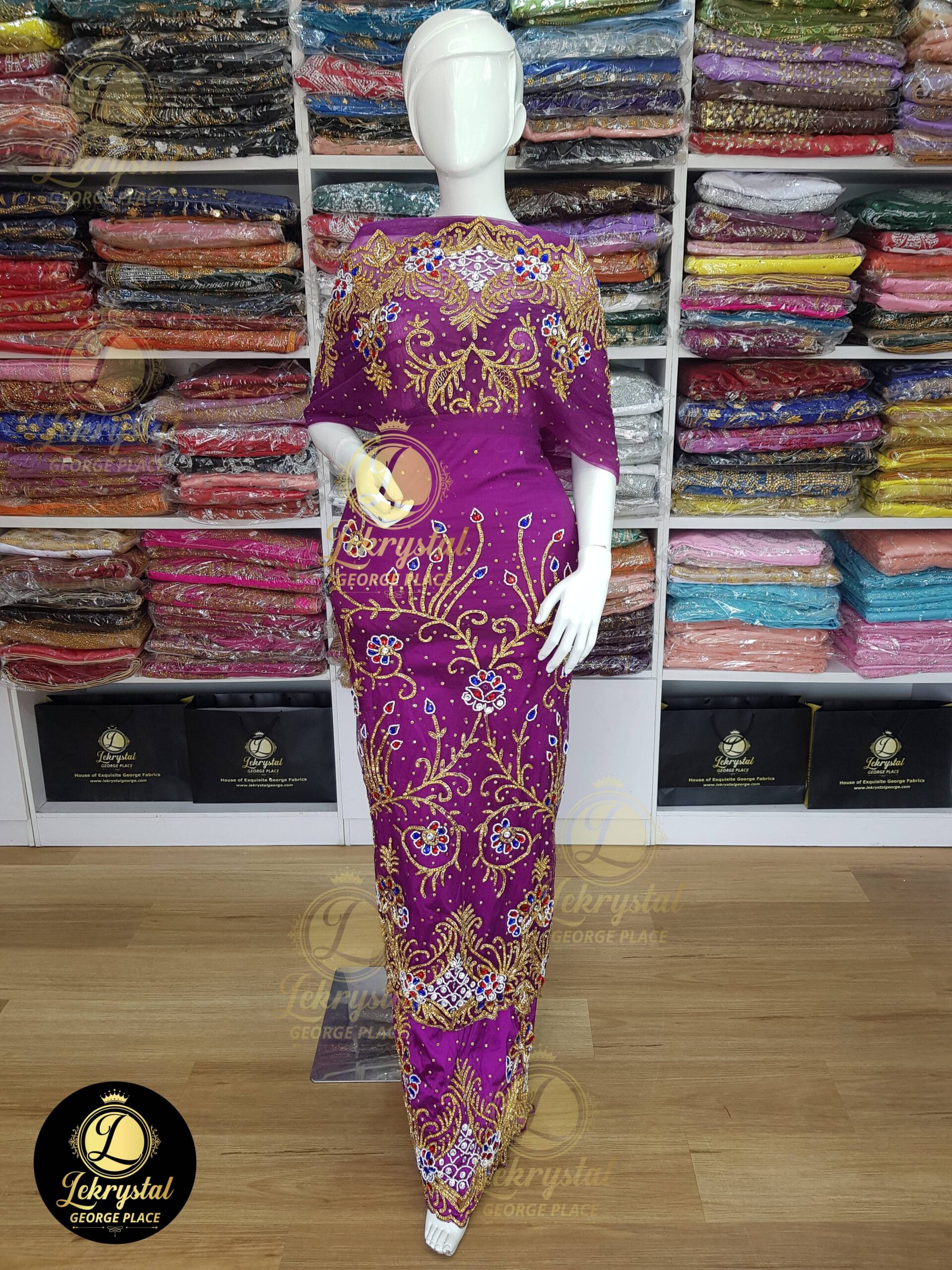 Net on Silk Luzury George