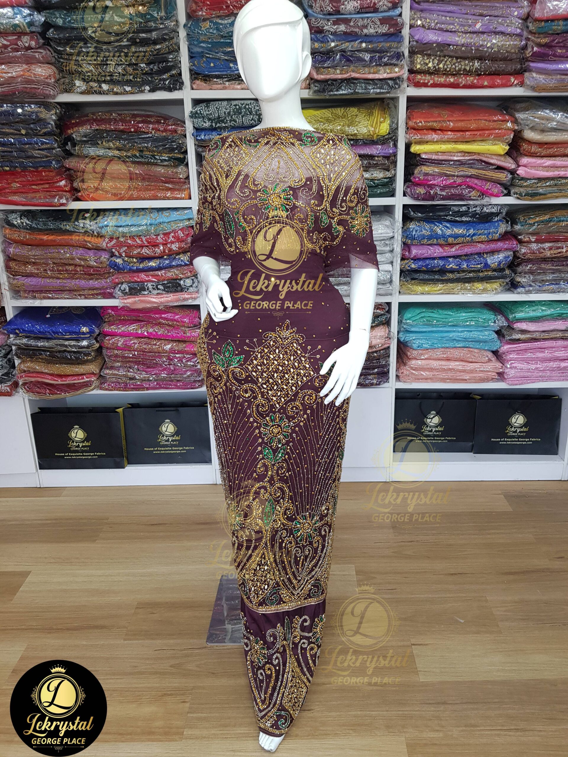 Net on Silk George Design